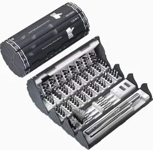 128 In 1 Precision Screwdriver Tools Set  Magnetic & Multifunctional Repair Kit with Switchable Heads, Ergonomic Design, Perfect Men Gift Set Box for Him & DIY Electronics Repair