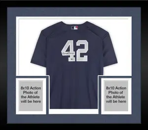 Framed Mariano Rivera New York Yankees Autographed Blue Mitchell & Ness 2009 Batting Practice Jersey - Fanatics Authentic Certified