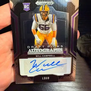 2025 Panini Prizm Draft Picks Autographs Will Campbell [Silver]