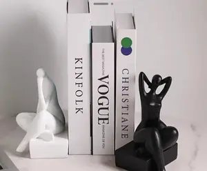 Modern Minimalist Bookends Figurine for Home & Office