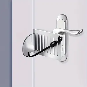 1pc Portable Door Stopper Security Lock Home Use Single Door Block Anti Theft Device Ideal for Travelers and Solo Living Door Holder for Hotels Safety Door Security Stopper