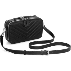 Quilted  Crossbody Bags for Women, Purses with Built in RFID Wallet, Woman Camera  Bag Handbags