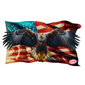 Patriotic American Flag bald eagle Decal Decor Decorative Patriotic American Flag bald eagle Decal Decor Decorative