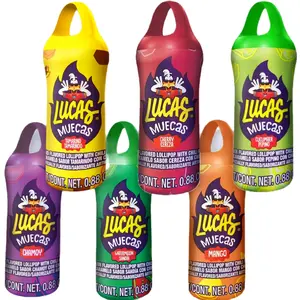 Lucas Muecas candy Variety Multi pack 6ct. Watermelon/ Cherry/ Cucumber/ Chamoy/ Mango/ Tamarind