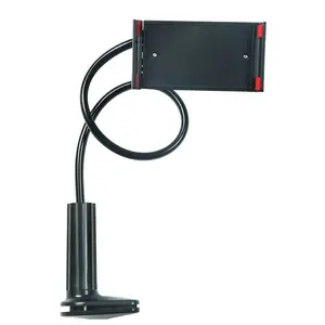 Lazy Person Phone Stand Holder, Universal Tablet Clamp Bed Head Desktop Support Rack, Live Streaming Clip Buckle, Adjustable & Durable Design