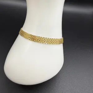 10K Gold Bismark Bracelet 7" 6mm