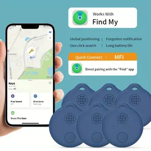 6pc GPS tracker, Air Tracker Tags, Wireless Bluetooth Tracker, Bluetooth Connect, luggage tracker, item finder. Compatible with Apple Find My (Only iOS). Tracker for keys, luggage, backpacks, pet tags. Rechargeable battery available