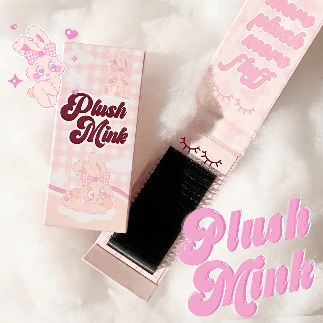 0.05 PLUSH MINK lash trays (PLUSH +FLUFF) 🐰