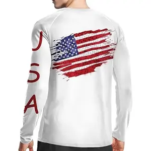 WELIGU Men's Swim UPF 50+ Sun Protection Shirt Long Sleeve SPF Fishing Outdoor UV Hiking Lightweight Shirts