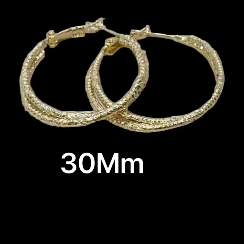 30Mm Hoop Earrings for Women - 30Mm Hoop Earrings