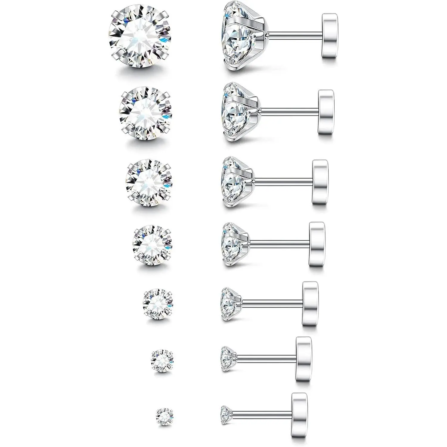 A. 7Pairs, 2-8mm cz