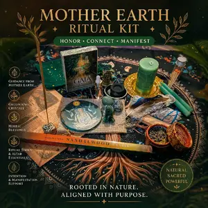 Deluxe Mother Earth Ritual Kit with charm candles