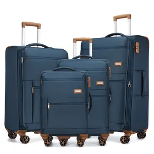 Luggage Sets 4 Piece, Softsied Suitcases with Spinner Wheels