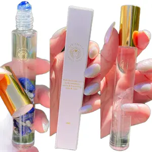 Crystal Charged Organic Lavender and Rosemary Essential Oil Roll On