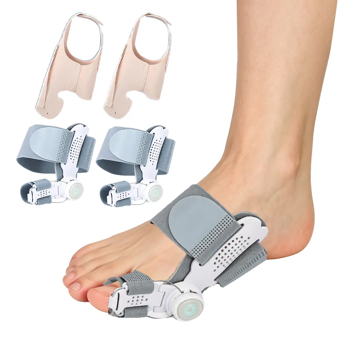 Bunion Corrector for Women and Men, Adjustable Big Toe Straightener Splint for Daily Wear