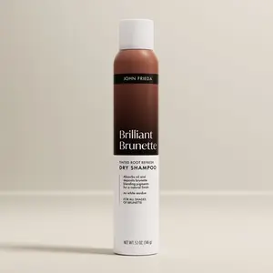 John Frieda Brilliant Brunette Tinted Root Refresh Dry Shampoo, 5.1 oz