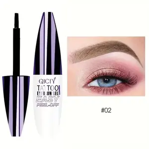 Easy Peel-Off Eyebrow Gel,  Tattoo Eyebrow Gel, Tinted Eyebrow Dye Paste, Professional Waterproof and Sweatproof Eyebrow Tint, Waterproof Brow Makeup, 10 g