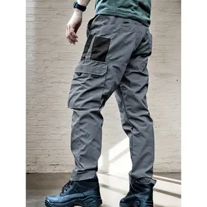 1 Pack Tactical Pants for Men Stretch, Ripstop Work Men, Lightweight Hiking Cargo Pants,, Outdoor Apparel, Gift Summer  Quality