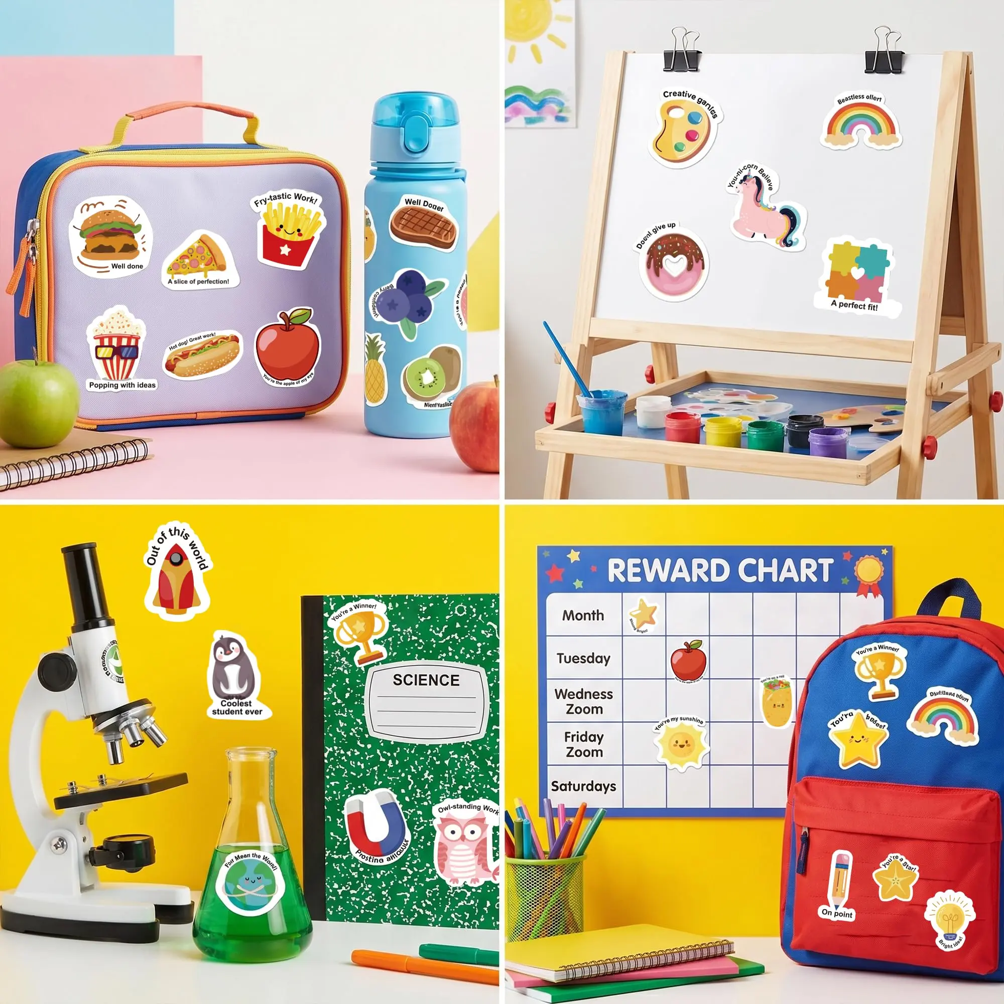 Back to School Supplies - 120 PCS Teacher Motivational Stickers for Kids Students | Teacher Must Haves Supplies Stuff Essentials Gifts for Classroom Decor,Inspirational Positive Reward Stickers