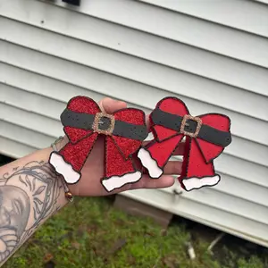 Santa Bow Freshie