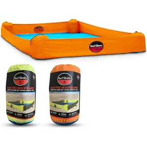 Sandproof Beach Blanket - Oversize Large Outdoor Picnic Blanket for Beaches & Camping - Portable Family Beach Blanket Waterproof Sandproof for Parks, Travel, Vacation Essentials(Orange)