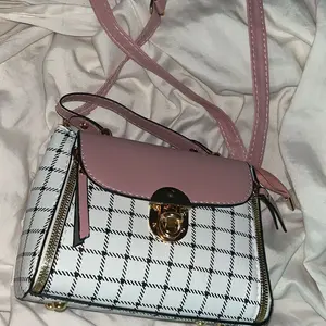 Plaid Pattern Handbag, Women's Buckle Decor Flap Purse, Fashion PU Leather Crossbody Bag Gift Elegant Accessory Style