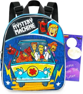 Scooby Doo Mini Backpack for Preschool Toddlers - Deluxe 11" Scooby Backpack Door Hanger | Scooby School Supplies Bundle for Kids, Boys and Girls
