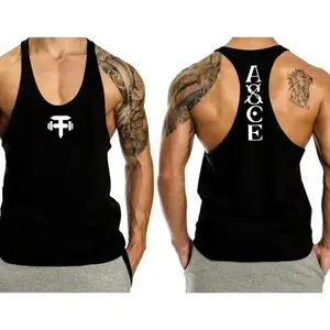 Men's Performance Stringer Vest, Flexible Gym Tank Top, Suited for Intense Fitness & Muscle Building to Boost Strength