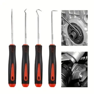 4-piece oil seal hook set, tire repair and maintenance tool, O-ring puller, screwdriver, disassembly set