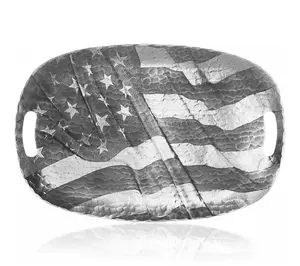 Wendell August American Flag Luncheon Tray