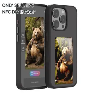 NFC Smart Screen Projection Phone Case Suitable For The Entire Apple 13-17 Series, AI Intelligent DIY Design Pattern, Ink Screen IPhone Phone Case, Smartphone Protective Cover, Casing