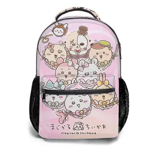 chiikawa-Backpacks for Girls, Cute School Backpack for Girls Boys, Aesthetic Bookbag for Teens, Lightweight Classic Backpack for Travel, Work, Picnic A-84