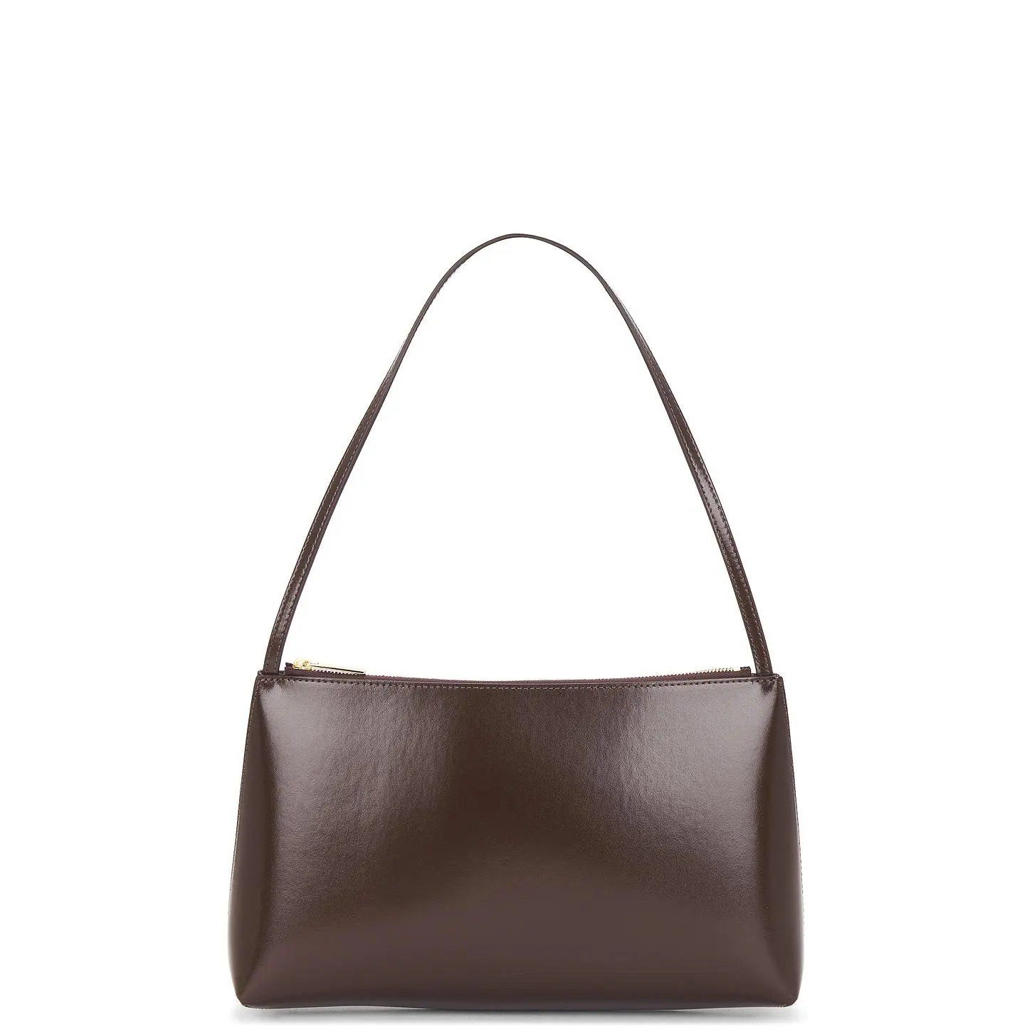 Mansur Gavriel Large Gaia Shoulder Bag in Chocolate & Warm Grey