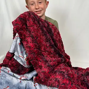 Cardinal Sparrow on Paloma Rocket 55x75 Large Blanket