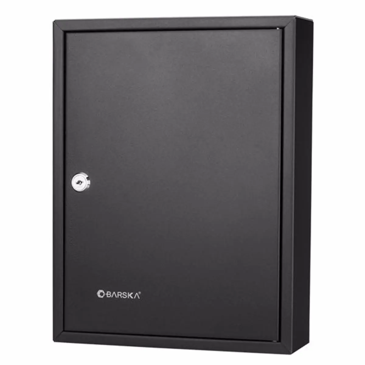 Barska CB13232 Pre-Built Key Cabinet, 42-Position Adjustable, with Key Lock - Black, Pre-Built Key Cabinets