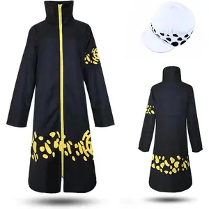 Anime Cosplay Costume Cloak Hat Surgeon Uniform Costumes for Men
