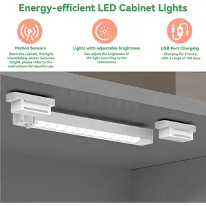 50" LED Kitchen Pantry Cabinet Grey Storage Cabinet Food Pantry with Doors and Adjustable Shelves Freestanding Buffet Cupboards Sideboard for Kitchen Living Room and Dinning Room