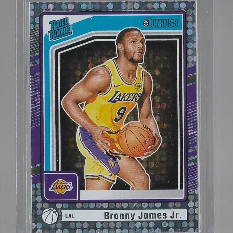 2024-25 Panini Donruss Rated Rookie Disco Bronny James Jr. #243 Lakers