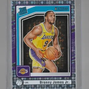 2024-25 Panini Donruss Rated Rookie Disco Bronny James Jr. #243 Lakers