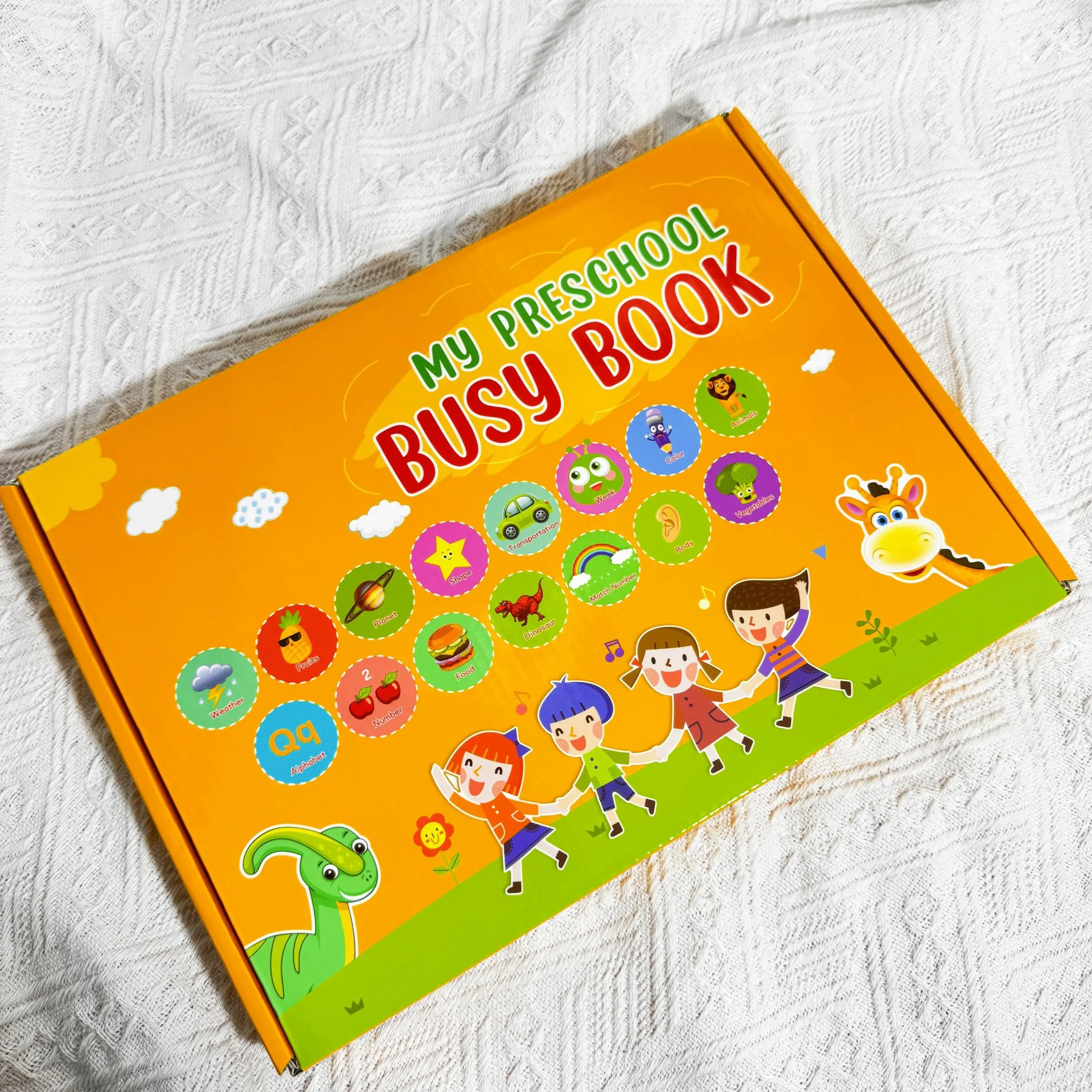 Preschool Busy Book, Toddler Busy Book, 1 Set Reusable Sticker Book, Preschool Learning Activities, Perfect Birthday Gift for Boys and Girls