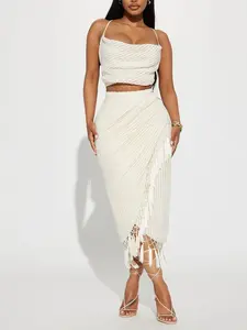 Next Vacation Skirt Set - Cream