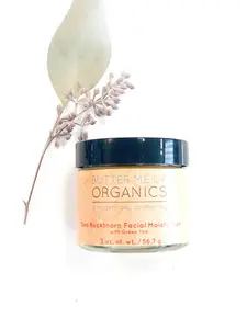 Sea Buckthorn Facial Moisturizer / ZERO WASTE / Glass Jar / Organic Face Moisturizer / Skin Nutrition / Skin Regimen