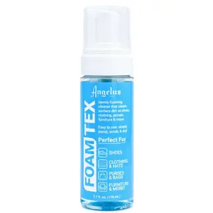 Angelus Foam-Tex Gentle Foaming Cleaner - 7.7 oz for Shoes, Clothes, Purposes, Bags & More