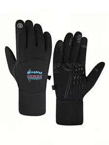 1pc with  Chicago Skylineed Design Sty winter gloves sports gloves Touch Screen Soft Touch Hiking unisex sports gloves Comfortable birthday gifts Classic Popular