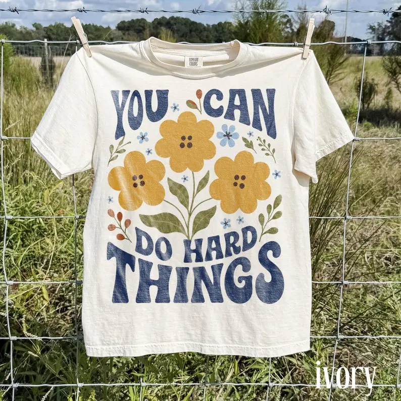Comfort Colors Positive Encouragement Shirt, Inspirational Teacher Graphic Tee, Classroom Motivation T-Shirt, Confidence Gift Apparel for Educators