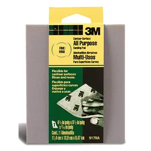 3M 917NA 4.5 x 5.5 x .18 in. Fine Flexible Sanding Sponge