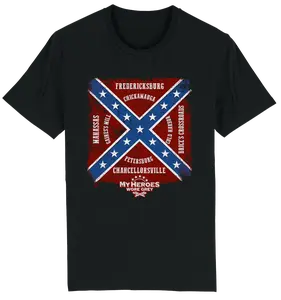 Dixie Battleflag Shirt Southern Pride Tshirt Retro American History Tee Confederate Heritage Tees The South Will Rise Again Unisex T-Shirt For Summer Patriotic Oversized Graphic Streetwear Politics Classic Menswear Rebel Soul Shirt Gift For Him Men Women