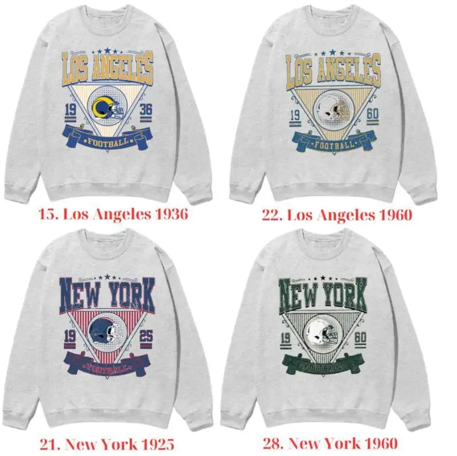 Vintage All City Graphic Sweatshirt, Retro Game Day Crewneck, Classic Sports Fan Pullover, Unisex Athletic Gift, Fashion For All