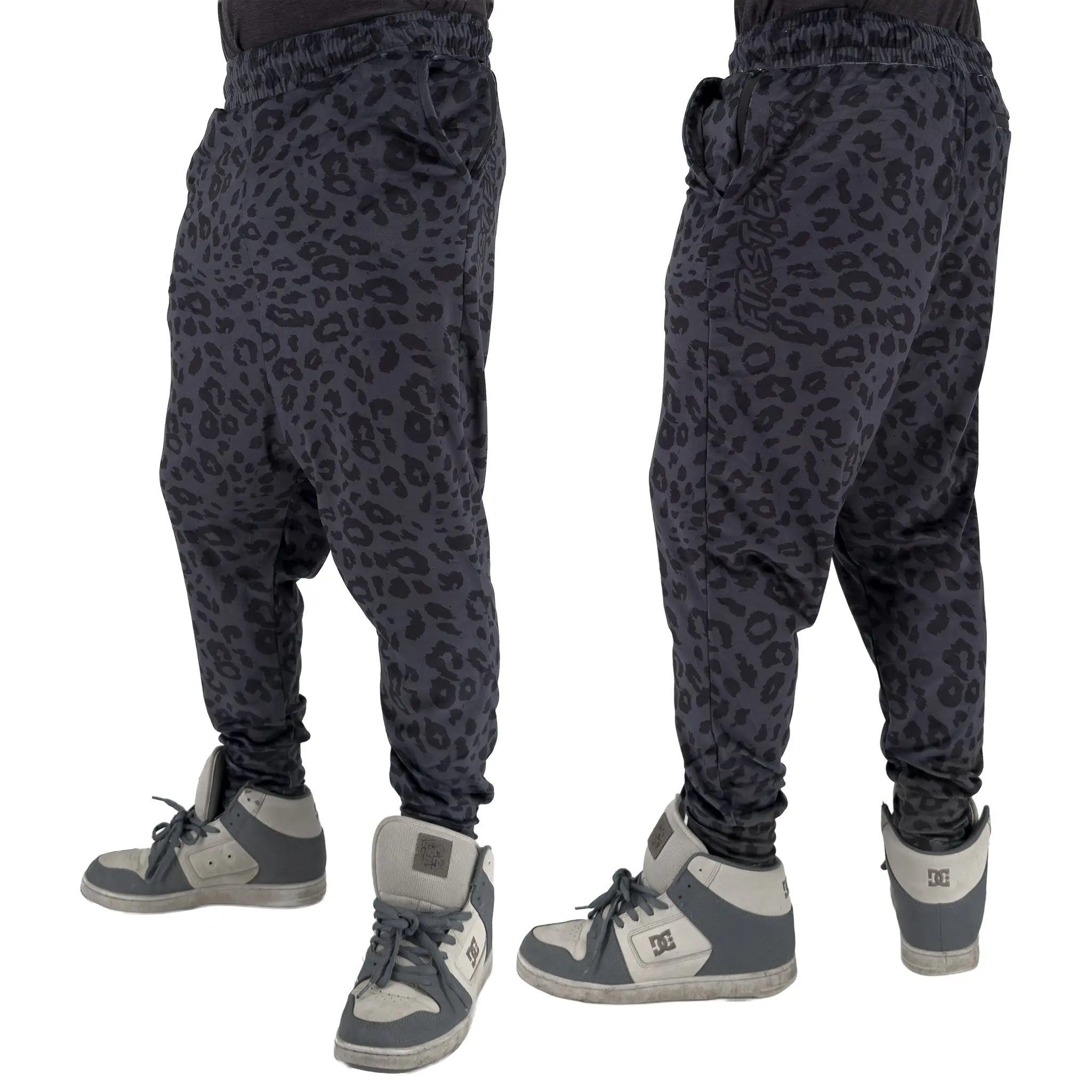 Midnight Cheetah - Velvet Harem Joggers