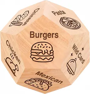 Funny Food Dice for Men Women Adults Christmas White Elephant Gifts Gag Anniversary Birthday Date Night Valentine's Day Stocking Stuffers